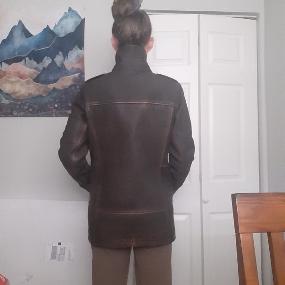 MIH leather jacket, coat - Picture 4 of 4